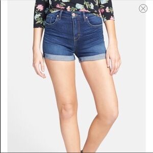 STS BLUE (Nordstrom) High-waist Denim Shorts size 1 New with tags